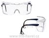 Ochranné brýle OX2000, přes brýle , čiré DX